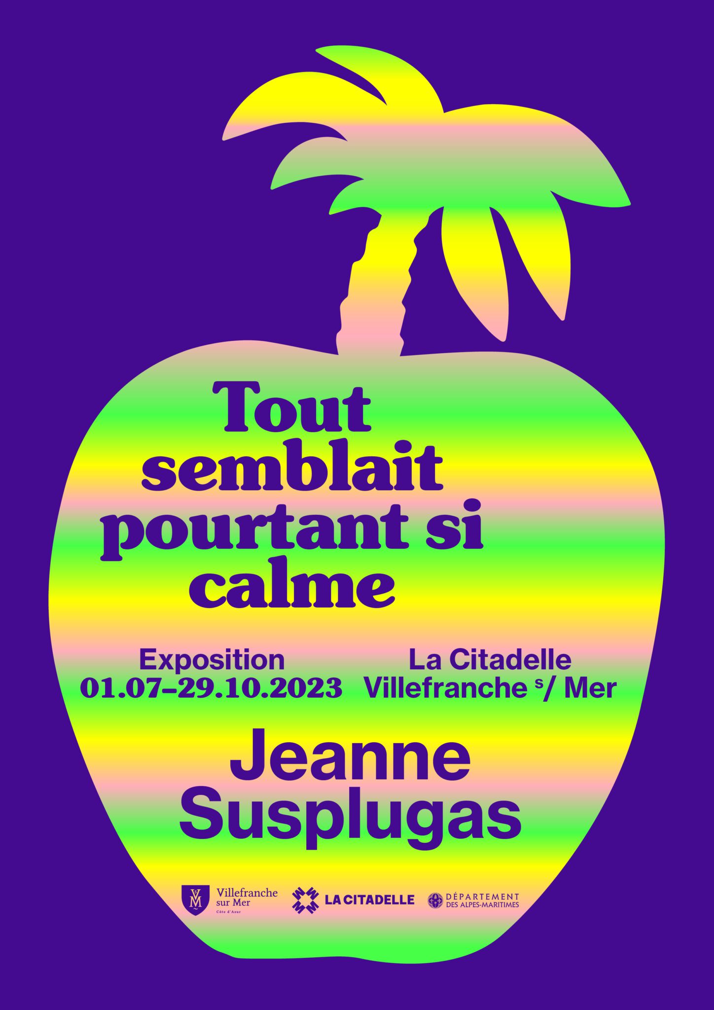 Affiche "Tout semblait pourtant si calme" - Jeanne Susplugas